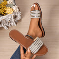 Women's 2026 New Outdoor Casual Walking Flat Flip-flops Summer Plus Size Non-slip Comfortable Walking Beach Flip-flops.