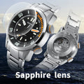 BERNY Automatic Dive Watch for Men Super Luminous 20ATM Diver Wristwatch Original Top Sapphire Swim Sport Mechanical Male Watch