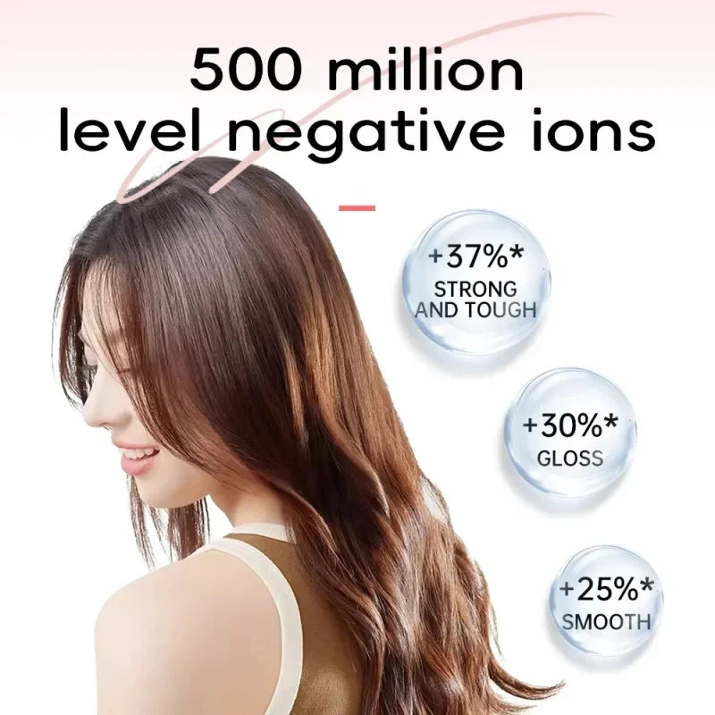 For EU 5-in-1 Leaf Free Hair Dryer, Lon Negative, Professional Hair Care, Quick Drying, 1400 watts, High Speed, Po