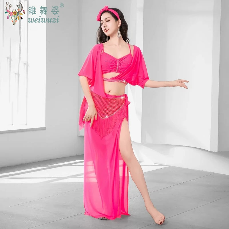 Belly Dance Baladi Dress Group Folk Dance Gown Costume Competition Performance Women Shaabi Baladi Saidi Robe Folk  Clothing