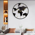 Modern Mural Wall Clock Stylish Room Ornaments Silent Clocks Home Design Living Room Wall Watch Deco House Interior Furniture