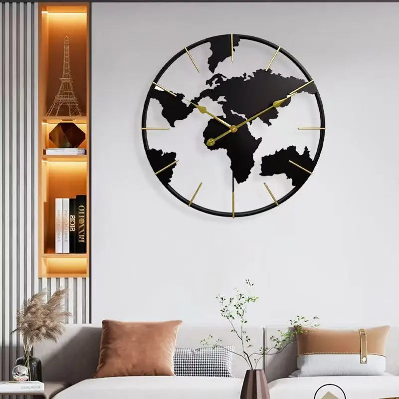 Modern Mural Wall Clock Stylish Room Ornaments Silent Clocks Home Design Living Room Wall Watch Deco House Interior Furniture