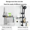 2Pcs/Kitchen Faucet Storage Rack, No - Drill Sponge Draining Multi - Functional - View 6 | SAMAG