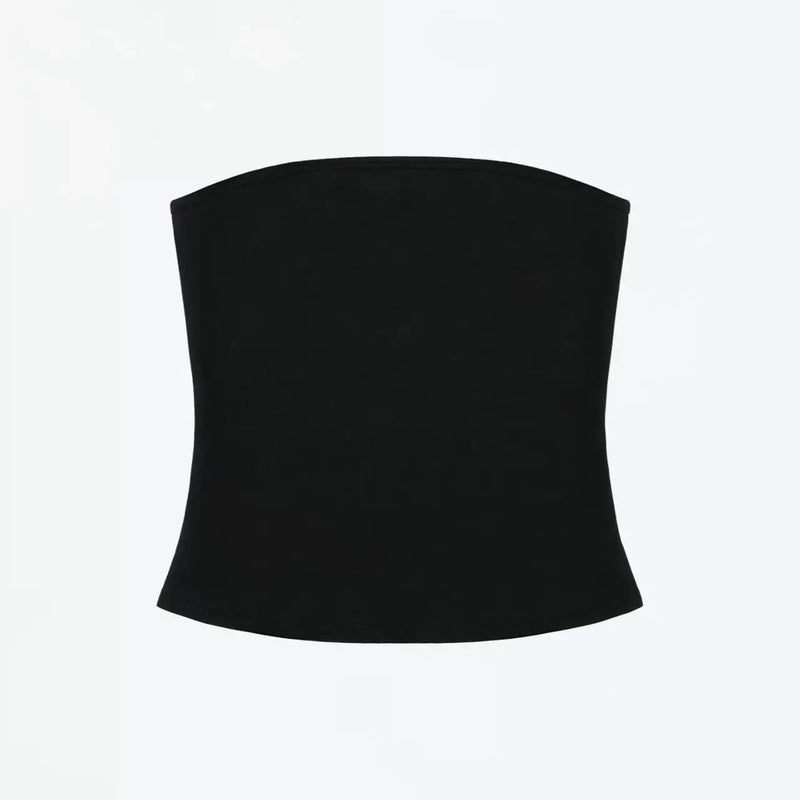ANK Air Summer Top with Solid Color, Black and White Powder, Wide Shoulder Strap, I-Shaped Tank Top, Women's Sports, Daily Wear