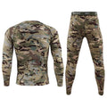 Winter Camouflage Men's Thermal Underwear Warm Sports Long Johns 2026 High Quality Elasticity Cycling Underwear Compression Set