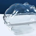 Transparent Hamster Sand Bath Mouse Box Plastic Small Bathtub Suitable for Hamsters Hamster Bathroom Mouse Box