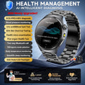 2026New AI-Diagnosis Care Smartwatch ECG+PPG Accurate Uric Acid Blood Pressure Body Fat Five organ Fitness Waterproof Smartwatch