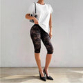 Black Lace Leggings Women's Sensual High - Waisted Sheer - View 2 | SAMAG