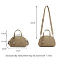 Elegant Genuine Leather Boston Handbag Women’s  Shoulder Bags Lady New Multi-Functional Crossbody Bag for Daily Casual & Work