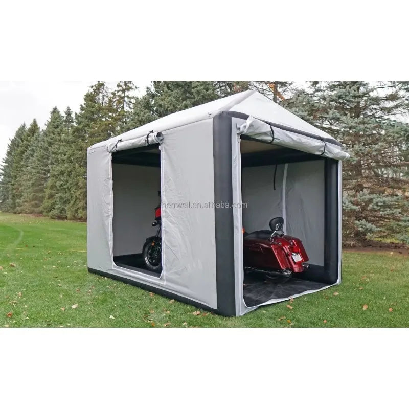 All-Weather PVC Waterproof Motorcycle Cover UV Protection Business/Luxury Design Customizable Size for Parking Garage Storage