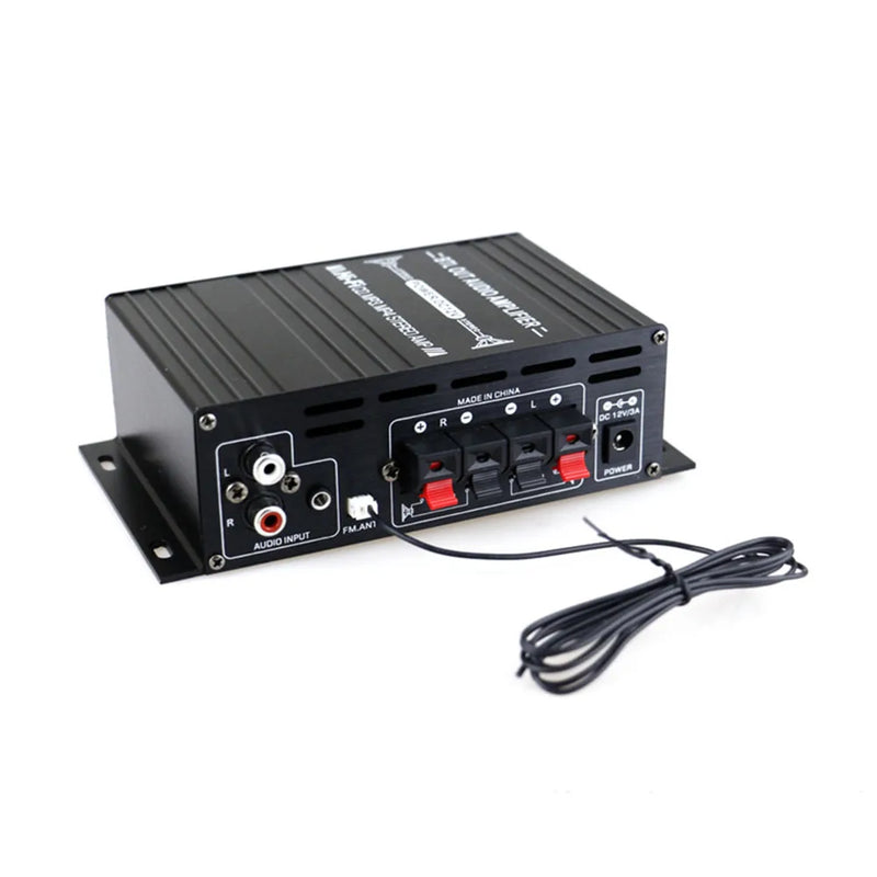 AK380/370/350 800W 12V HiFi Power Amplifier Home Karaoke Car Audio Power Amplifier Stereo BASS Speaker Class D Home Sound Amp