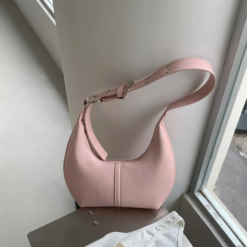 2026 New Retro Dumpling Bag Underarm Simple Design Versatile Fashion Commuter Hobo Bag for Women