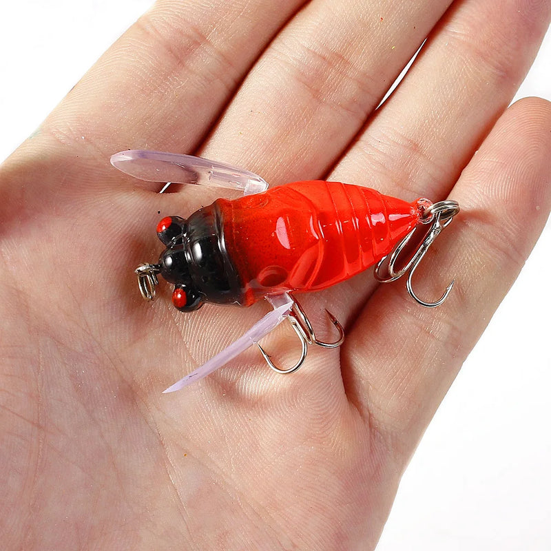4cm/5.5g Bionic Cicada Hard Bait Fishing Lure Simulation - View 10 | SAMAG