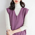 Sweater Vest Spring Autumn Warm Fashin Korean Soft Loose - View 9 | SAMAG
