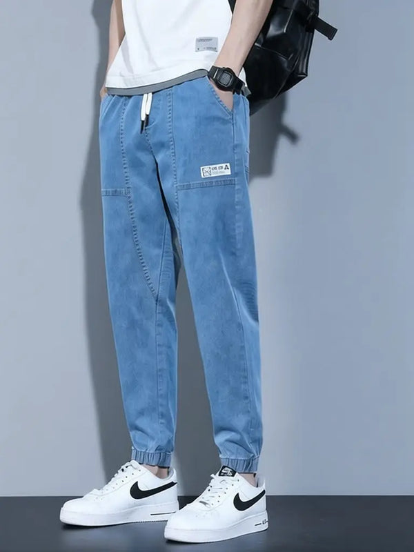 Vintage Streetwear Baggy Jeans Men Loose Denim Jogger | SAMAG