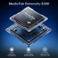Unihertz TANK X 8849 5G Smartphone 32+512GB Built-in 1080P 220 lumen Projector 50MP+64MP Camara Android 15 17600mah Battery NFC