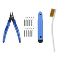 3D Printer Tool Kit Deburring Trimming Tool Scraper Cleaning Needle File Tweezers Pliers Basic Deburring Tools DIY Printer Parts