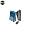 Portable Mini MP3 Player with LCD Screen Metal Clip USB MP3 Music Players Support SD TF Student Walkman