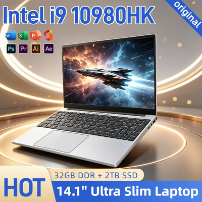 Intel Core i9 10980HK 14.1 Pro Laptop 8C16T 2.4 5.3GHz | SAMAG