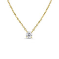 CANNER New 925 Sterling Silver Mini Zircon Pendant Necklaces Chain For Women Necklace Chains Fine Jewelry Gift Collares подвеска