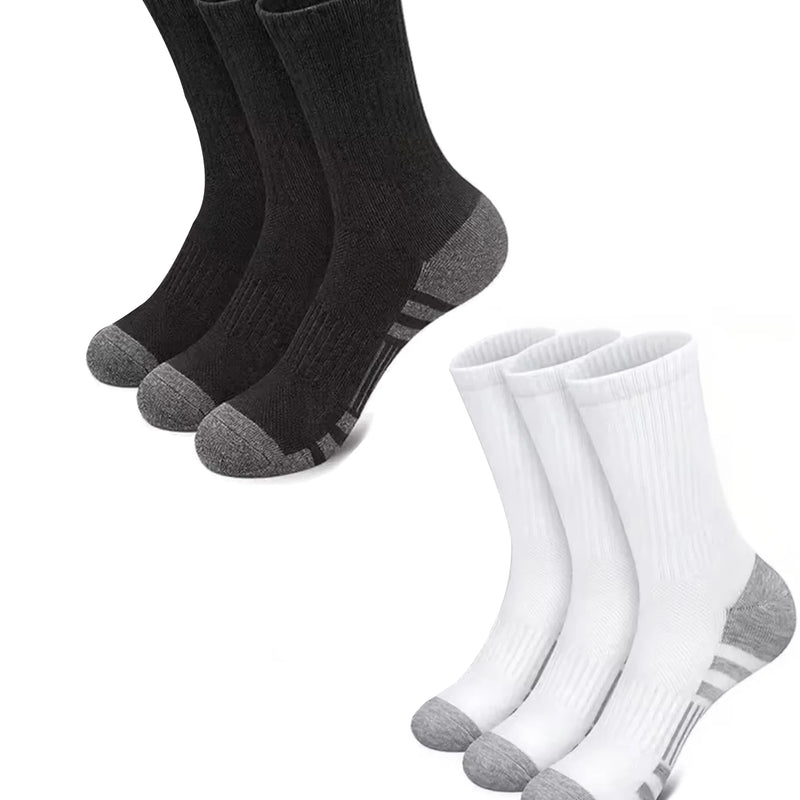 5Pairs Men's Outdoor Gym Socks Comfortable Soft | SAMAG