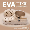 Women's Spring and Summer Casual and Comfortable Slippers EVA Thick Sole Anti-Slip Breathable Wide Foot Friendly Home Slippers