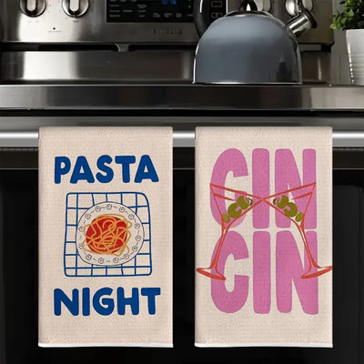 Retro-Style Kitchen Decorative Towels, 40Cm*60Cm Set | SAMAG