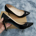 Large Size Women Pumps Classic Pointed Toe High Heels Sexy 9cm Stilettos Female Elegant Comfort Ladies Red Wedding Party Shoes