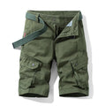 Men Cotton 100% Cargo Shorts New Summer Man Multi Pockets | SAMAG