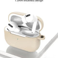 For AirPods Pro Protective Case Silicone New Solid Color Apple Bluetooth Headset Soft Case Protective Cover