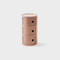 Round bedside table nordic plastic Bedside cabinet for bedroom small side end table nightstand Storage locker