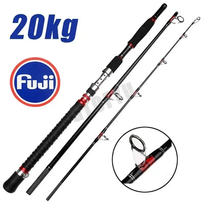 1.8M 2.1M Portable Fishing Rod Travel Surf Saltwater | SAMAG