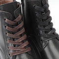 1Pair Waxed Cotton Shoelaces Waterproof Leather Shoelace Sneakers Boots Flat Laces for Shoes Accessories 70/90/120/150cm