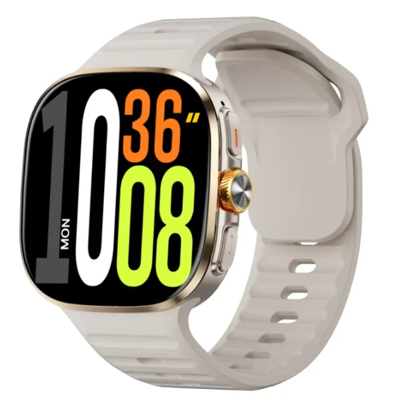 M99 5G Smartwatch: 2.4" AMOLED Screen, Rotating Camera, SIM & WiFi Support for Standalone Calls and Social Media.