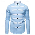 Men's long sleeved shirt classic black and white patch | SAMAG