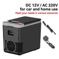 10L mini Refrigerator For Car Home Travel Refrigerator 12V 220V Auto Freezer Cooler & Warmer Electric Fridge Portable Icebox