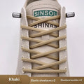 Elastic Lazy Shoelaces Thickened Round Quick Fit One Size Universal Sneaker Accessories For Adults Kids