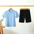 Summer Brand White T - shirt+Shorts Two - piece Set Kids - View 15 | SAMAG