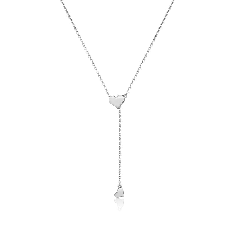 ANDYWEN 925 Sterling Silver Transformer Adjustable Chain Heart Pendant Charm Necklace Drop Choker Resizable Women Luxury Jewekry