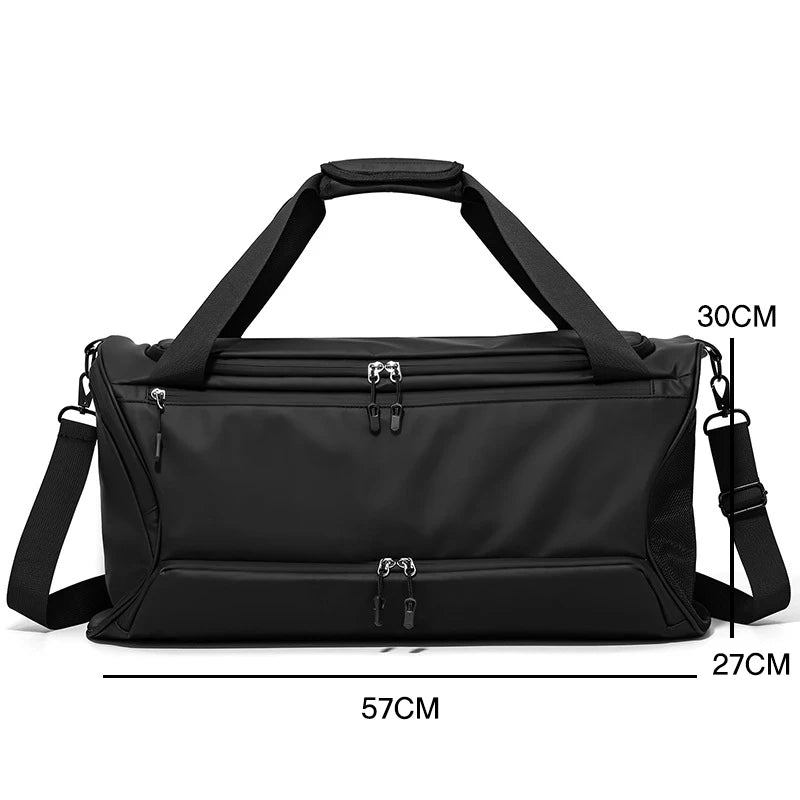 Women's Large Capacity Gym Bag Waterproof Swimming Yoga Bag Portable Sports Bag Weekend Bag Custom Luggage Bag With Logo Print