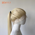 Light Blonde Color Synthetic Full Lace Wigs for Black Women Heat Resistant 26 Inch Long Straight Full Hand Tied Free Part 150%