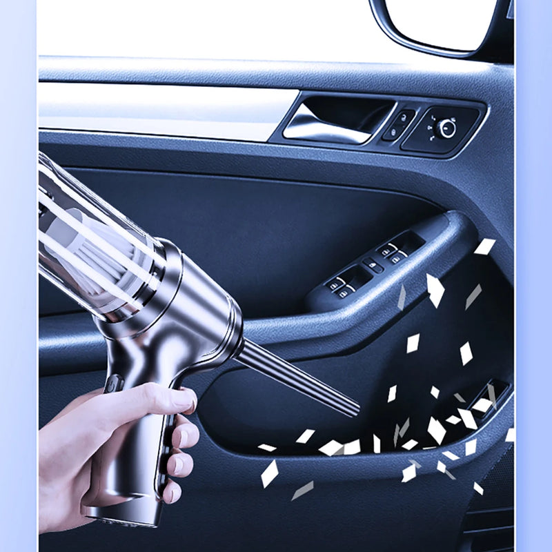 Car Vacuum Cleaner Wireless Portable Vacuum Cleaner 95000PA High Power 2 in 1 Mini Handheld Vacuum Cleaner Blower for Car Home