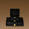 Orilv Leather Jewelry Box Set Box Light Luxury Ring Necklace Display Storage Boxs Jewelry Display Packaging Box Ladies' Gift Box
