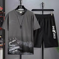 Trendy Suits for Men Summer Shorts Set Gym Outfit Student | SAMAG