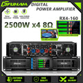 FUHAM RX4-160 4-Channel Power Amplifier 8 Ohm 2500W Class H Audio DJ Stage Performance Sound System