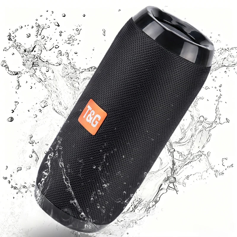 TG117 Bluetooth Portable Wireless Speaker, IPX4 Waterproof, TWS Stereo Sound, Support TF Card & USB Playback, Connect Phone Tablet TV, Outdoor Wireless Audio Speaker, Ideal Birthday, Thanksgiving, Christmas Party Gift