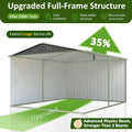 8.2x12 FT Outdoor Storage Shed, Metal Garden Tool | SAMAG