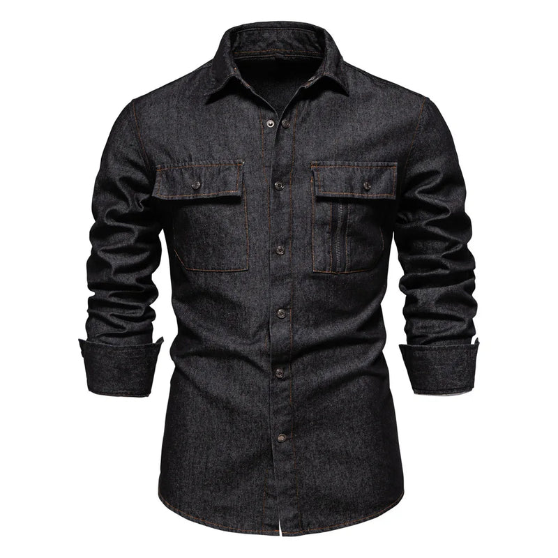 New Style Men's Casual Solid Color 100% Cotton | SAMAG