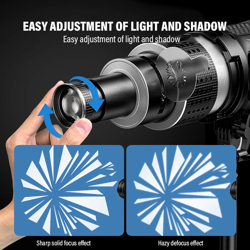 Soopho Bowens Mount Flash Snoot photography kit Video Artist Modelling Shape Photo Studio Light Kit with Optical Spotlight Lens
