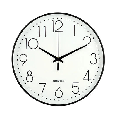 12 Inches Wall Clock Modern Design Nordic Wood Living | SAMAG